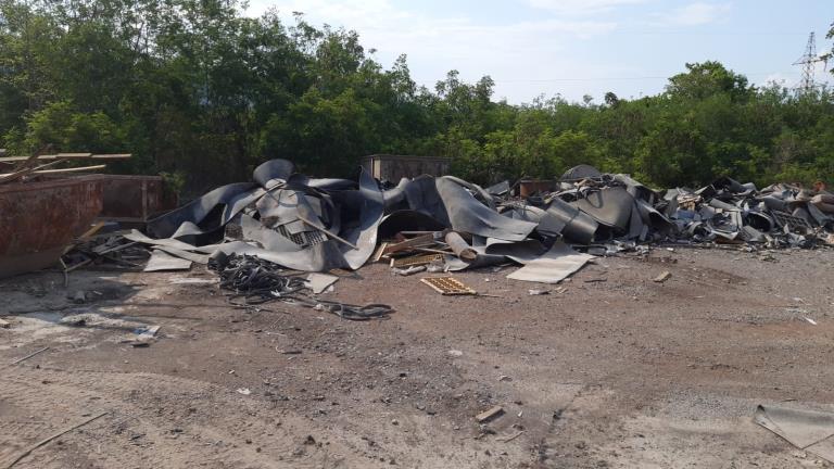 Sucata De Correias Tiras E Retalhos De Borracha Aprox Ton A Gerar Em