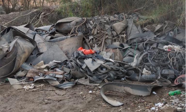 Sucata De Correias Tiras E Retalhos De Borracha Aprox Ton A Gerar